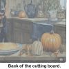 NEW Belgian Malinois Fall Kitchen Pumpkins Glass Cutting Board Decorative Tempered Glass Kitchen Cutting and Serving Board Large Size Chopping Board
