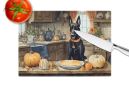 NEW Belgian Malinois Fall Kitchen Pumpkins Glass Cutting Board Decorative Tempered Glass Kitchen Cutting and Serving Board Large Size Chopping Board