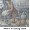 NEW American Eskimo Fall Kitchen Pumpkins Glass Cutting Board Decorative Tempered Glass Kitchen Cutting and Serving Board Large Size Chopping Board