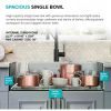 33-in Kitchen Sink with Accessories Workstation, Drop-In 16 Gauge Stainless Steel Single Bowl Kitchen Sink