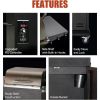 8-in-1 Master Sear BBQ Grill Huge Storage Cabinet Side Shelf With Tool Hooks Accessory Kitchen Equipment for Barbecue Utensils