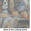 NEW Cavalier Spaniel Fall Kitchen Pumpkins Glass Cutting Board Decorative Tempered Glass Kitchen Cutting and Serving Board Large Size Chopping Board
