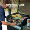 8-in-1 Master Sear BBQ Grill Huge Storage Cabinet Side Shelf With Tool Hooks Accessory Kitchen Equipment for Barbecue Utensils