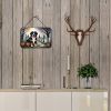 NEW Bernese Mountain Dog Spooky Halloween Wall or Door Hanging Prints Aluminum Metal Sign Kitchen Wall Bar Bathroom Plaque Home Decor, 8HX12W, Multico