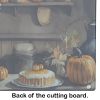 NEW Australian Shepherd Fall Kitchen Pumpkins Glass Cutting Board Decorative Tempered Glass Kitchen Cutting and Serving Board Large Size Chopping Boar