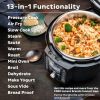 Air fryer 13-in-1 Air Fryer and Pressure Cooker Combo, Saut√©, Slow Cook, Bake, Steam, Warm, Roast, Dehydrate, Sous Vide,