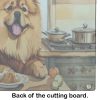 NEW Chow Chow Fall Kitchen Pumpkins Glass Cutting Board Decorative Tempered Glass Kitchen Cutting and Serving Board Large Size Chopping Board