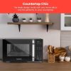 Chefman MicroCrisp Countertop Digital Microwave Oven, Unique "Cook & Crisp" Power Combo, 1.1 Cu Ft, Dual-Cook 1000W Microwave