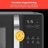 Chefman MicroCrisp Countertop Digital Microwave Oven, Unique "Cook & Crisp" Power Combo, 1.1 Cu Ft, Dual-Cook 1000W Microwave